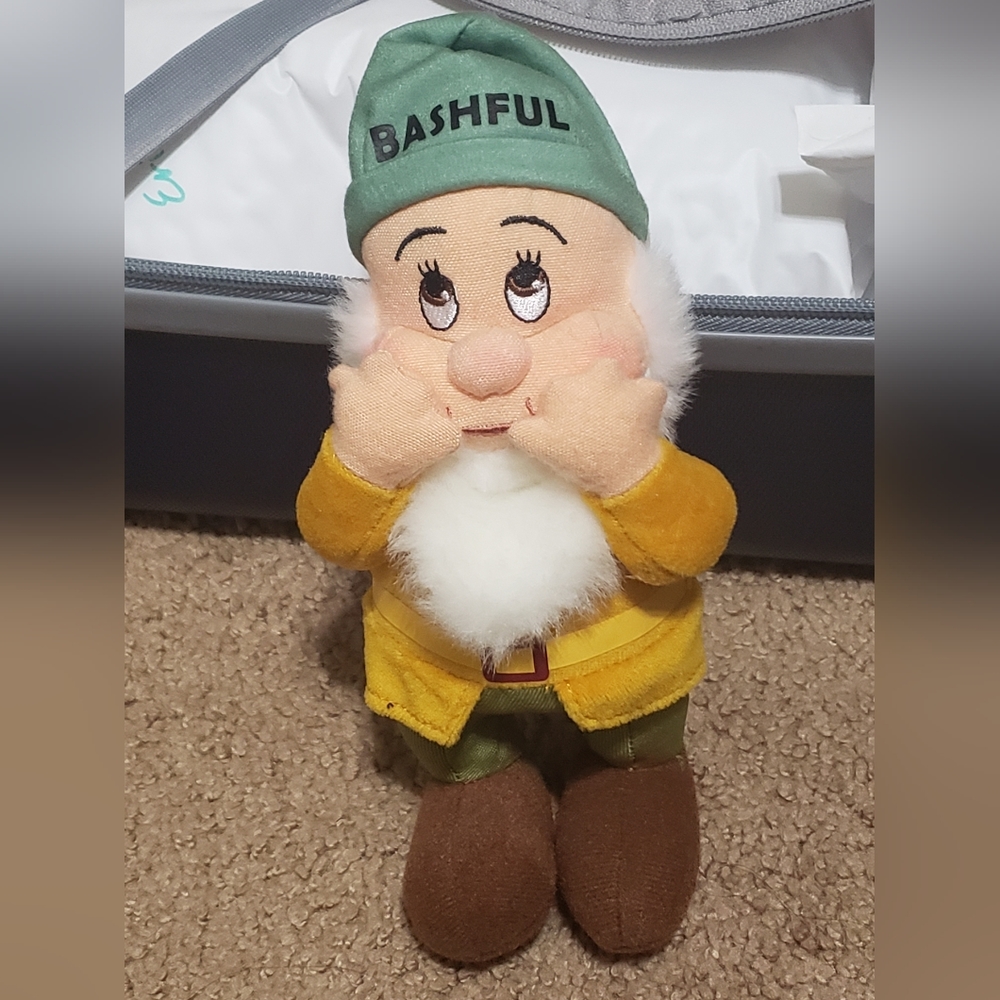 Bashful, one of the 7 dwarfs